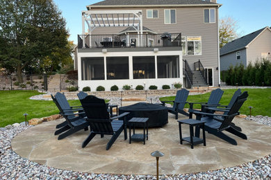 Example of a patio design in Chicago