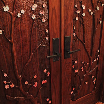 Japanese Style Cherry Blossom Doors
