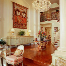 lighting and stair railing