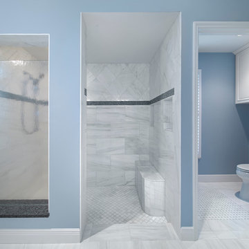 Sleek and Fresh Bath - Monarch Builders - SW Florida