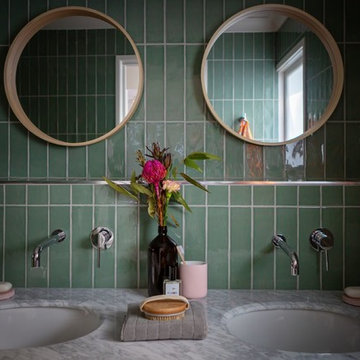 Master Bathroom - Alexander 60-inch Vanity in Natural