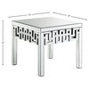 Aria Mirrored End Table
