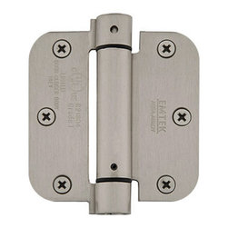 Emtek 3 1/2" x 3 1/2" with 5/8" Radius Corner Spring Door Hinge - Hinges