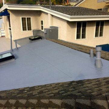 Playa del Rey re-roof featuring GAF Timberline HD shingles and IB Roof System