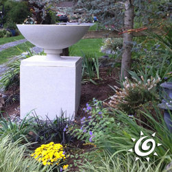 Sandstone Allen House Planter - Outdoor Pots And Planters