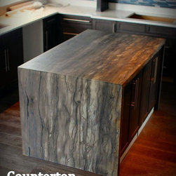 Antolini Sequoia Brown Lather Finish - Kitchen Countertops