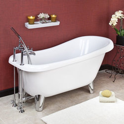 Modern Clawfoot tub remodel - Bathtubs