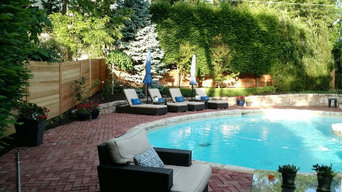 Horizontal Cedar Plank Fence