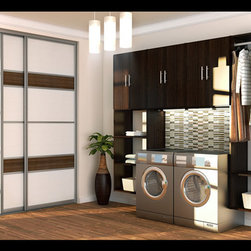 Modern Laundry Room - Storage And Organization