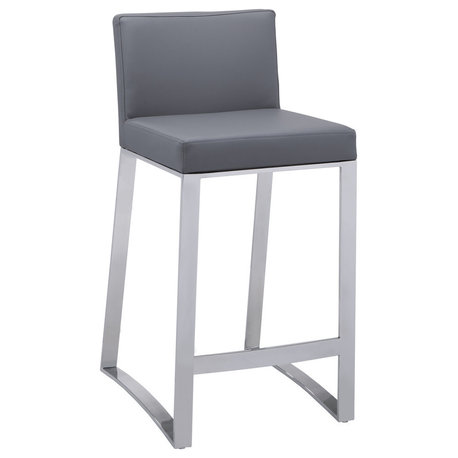 Architect Counter Stool, Gray