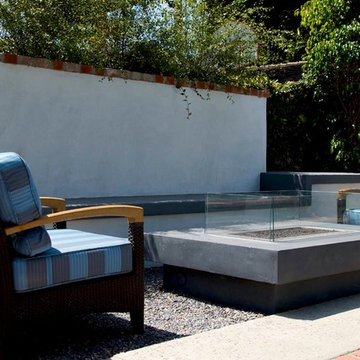 Restoration Hardware rectangular fire pit