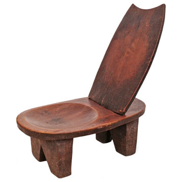 Consigned Rare Ethiopian Slat Back Chair
