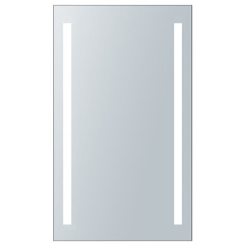 Innoci-USA Selene Rectangle LED Wall Mount Lighted Vanity/Closet Mirror 60" X 35