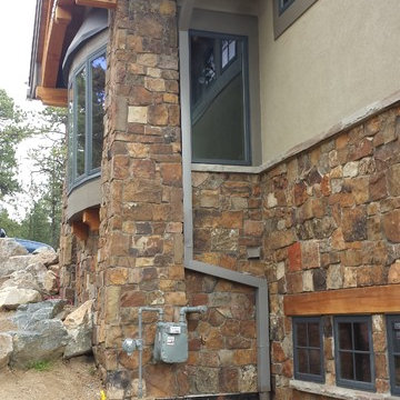 Seamless Box Gutters on a Custom Home