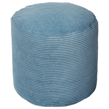 Indoor Bean Pouf 20, Wx20, Dx18, H, Barrett Turquoise, 20"