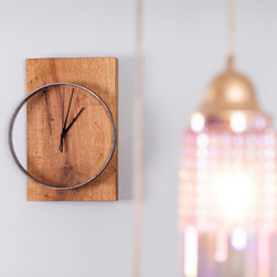 Wood&Steel wall clock - Wall Clocks