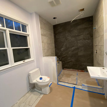 Master Bathroom Remodeled With Stand Alone Tub, Standing Shower, Warrenton VA