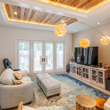 Mediterranean Style Family Room