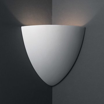 Ambiance Teardrop Corner Sconce, Wall Sconce, Bisque