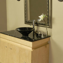 D'Vontz MDV Series of Modular Vanities with Funnel Stone Vessel - Products