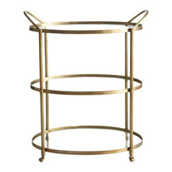 Arteriors - Arteriors Emory Bar Cart - Bar Carts