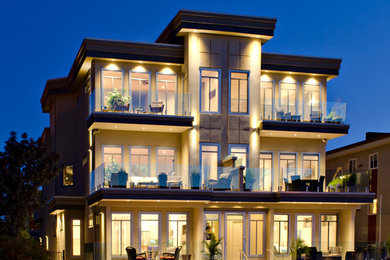 Trendy exterior home photo in Vancouver