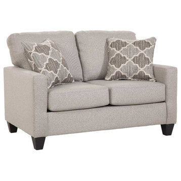 American Furniture Classics 8-020-A329V6 Moroccan Series Loveseat in Grey