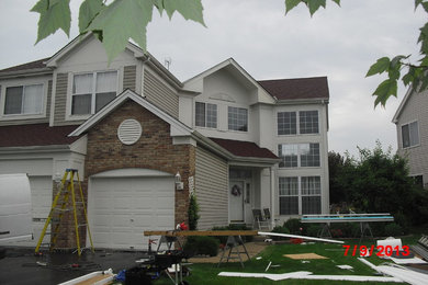 Traditional exterior home idea in Chicago