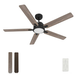 CARRO - CARRO Indoor Smart Ceiling Fans with Dimmable LED light and Remote - Ceiling Fans