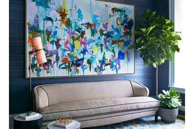 Example of a living room design in New York