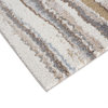 Madison Park Watercolor Stripes Cozy Shag Area Rug, Runner