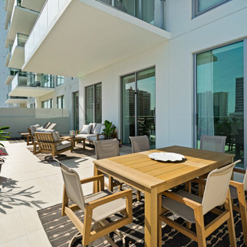 Private Terrace with City Views — Bayso Sarasota Condo
