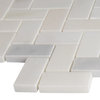 MSI SMOT-GRE-HBP Greecian White - 12" x 12" Herringbone Mosaic - White