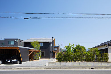 Design ideas for a modern exterior in Kyoto.