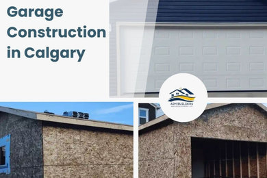 Example of a garage design in Calgary