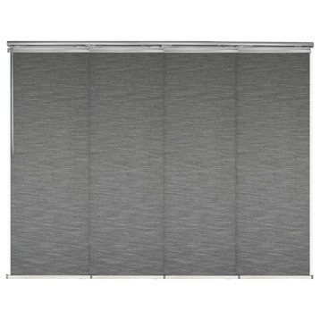 Talha 4-Panel Track Extendable Vertical Blinds 48-88"W