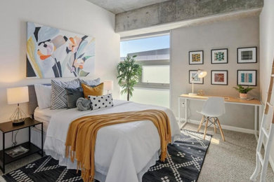 Inspiration for an industrial kids' room remodel in San Francisco