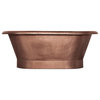 Thales 5' Copper Freestanding Bathtub with Overflow