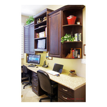 Laundry Room to Home Office Conversion