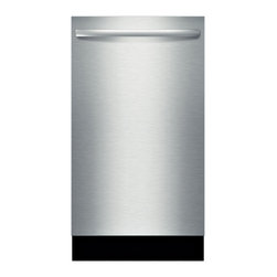 Bosch 18" Fully Integrated Dishwasher, Stainless Steel | SPX5ES55UC - Dishwashers