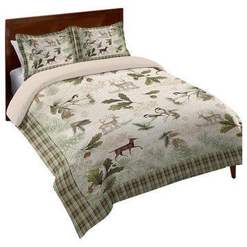 Woodland Forest Comforter, King