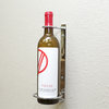 W Series Perch  1-Bottle Vertical Metal Wine Rack, Chrome, 750ml Bottle