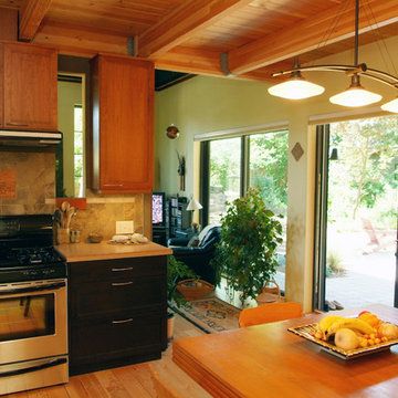 Great party house! Kitchen and living room open out into spacious patio... all