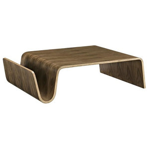 In Stock Low Bent Wood Coffee Table Modern Scando Table Contemporary Coffee Tables By Plush Pod Decor Houzz