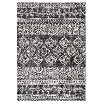 Safavieh Tunisia TUN734Z Rug 9'x12' Black/Ivory Rug