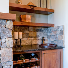 fireplace wall/shelving ideas