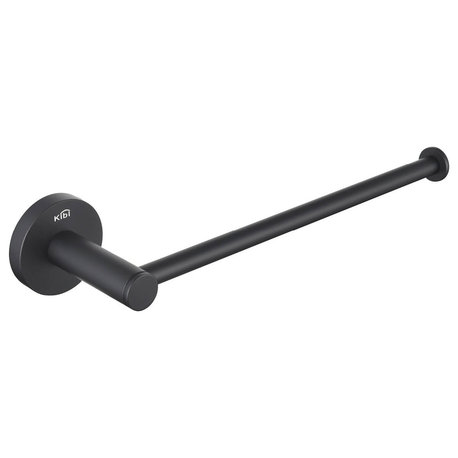 Circular 10" Bathroom Towel Bar KBA1403, Matte Black