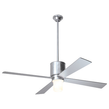 Lapa 17W LED Fan, Galvanized, 50" Silver Blades