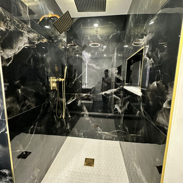 Black Tile Bathroom