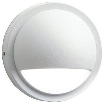 0.86W 1 LED Half Moon Deck Light - Utilitarian inspirations - 2 inches tall by